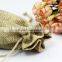 7*9cm Handmade Cotton Drawstring Burlap Wedding Party Favor Christmas Gift Packaging Bags Pouches Small Jute Bags