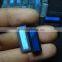 BLue Flahsy Natural Labradorite Gemstone Rectangular Shape Faceted Gemstone With Flate Base