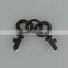 Cheap black cuffs plastic toy handcuffs uniform cuffs