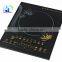 round induction cooker ceramic glass with screen printing
