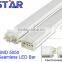 Illuminance under LED Cabinet seamless Rigid Bar Light strip SMD5050 72led/m 18w 1584LM 12v White color with Clear Cover