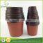 Wholesale hot sale cheap double color plastic flower pot