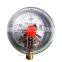 Magnetic assistant electric contact pressure gauge