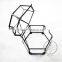 12.5*11.5*9.5cm geometric jewelry box glass terrarium transparent flower arrangement air plant planter home decoration 0100002