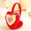Heart Shape Trendy Plush Heated Earmuff