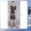 2016 fashion ladies flower dress printed floral dress for women