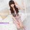 Popular sweet girl lace front long wavy wigs synthetic wig natural cheap