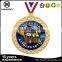 New 3d university graduate stars award reward soft enamel black antique copper medal with ribbon