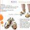 Fashion leopard skin pattern shoes for 18 inch dolls