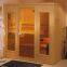 steam shower room wooden sauna