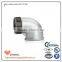 hdpe 150lbs screwed pipe fitting 90 degree elbow reducing