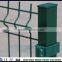 White PVC Slat Welded Iron Wire Mesh Fence