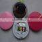 15060305 folding plastic letter D cosmetic mirror with sewing kit