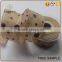 Cheap Wholesale Dot Polyester Linen Fabric for Gift Ribbon