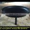 fire bowl and fire pit in metal rusted finish