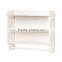 Home White Bathroom Wall Shelf with Towel Holder 3 tier bathroom towel rack wall shelf