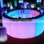 bar counter led light/disco bar chair/led round bar counter