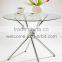 Dining table and chair, designs glass dining table set