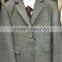 Boy''s 5-Piece Solid Formal suit Tuxedo 2 Button jacket w/Vest and pinstrip Tie Size 2T-14