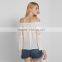 Maxnegio off shoulder full sleeves blouse designs women's shirts