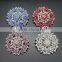 Big pearl snowflake brooch big flower shape brooch flower shaped wedding invitations