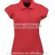High Quality 100% Pique Cotton Plain Ladies Polo Shirt Cap Sleeve Polo Shirt Blank Slim Fit Womens Polo T-Shirt