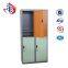 Factory direct bedroom furniture 4 compartments metal wardrobe