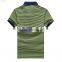 Men Fashion 100% Cotton Golf Custom Striped Polo Shirt