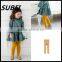 Children socks Spring and Autumn Korean princess Fan solid color knit cotton tights
