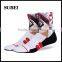 20mm/hg ankle high colorful 360 digital print man compression sport fashion sock