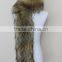 faux fur scarf/artificial fox fur girls scraf/2016 fashion fake raccoon fur scarf