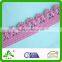 custom color good stretch nylon lycra/spandex knitted picot elastic lace trim
