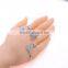Silver Alloy Rhinestone Butterfly Knuckle Fingers Rings