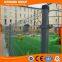 3D Curved Welded Wire Mesh Panel Fence With Peach Post