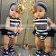 Infant baby romper striped newborn onesie kids cotton frocks design M6070901