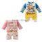 2016 spring new design full printed cartoon long sleeve baby romper