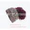 Knitted Girls winter Hats With Pom Poms 2016