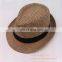 Wholesale Grid Pattern Gentleman Straw Hat