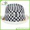 Latest style fashion gentlemen design jacquard weave summer beach sun fedora man straw hat