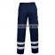 Hi Vis Combat Kneepad construction Workwear Trousers pants With Reflective Bands overalls