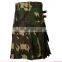 Men Woodland Jungle Green Military Camo Utility Kilt
