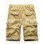Summer Mens Heavy Stitching Cargo Combat Shorts 6 Pockets Shorts