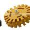 4" Auto High Quality Rubber Disc Rubber Pad Decal Eraser Wheel Adapter