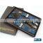 High Quality mens leather clips suspenders 4 clips suspenders