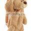 Cheap custom stuffed brown bear plush teddy backpack bag