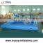 Black color rectangle shape inflatable adult swimming pool for sell with good quality