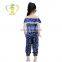 Wholesale summer children off shoulder jumpsuit lovely girl kids clothes
