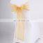 2015 Wedding Chair Decoration Elegance Wafery Chiffon Chair Sash