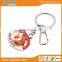 Alibaba best selling keychain letter Mexico dice keyring