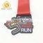 Manufacturer Custom Sports Souvenir Metal Running Medal With Lanyards